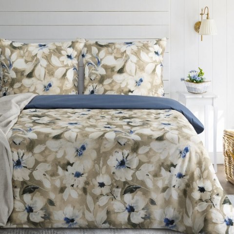 KOMPLET POŚCIELI SATYNOWEJ SPRING 66 160 X 200 CM JASNOBEŻOWY