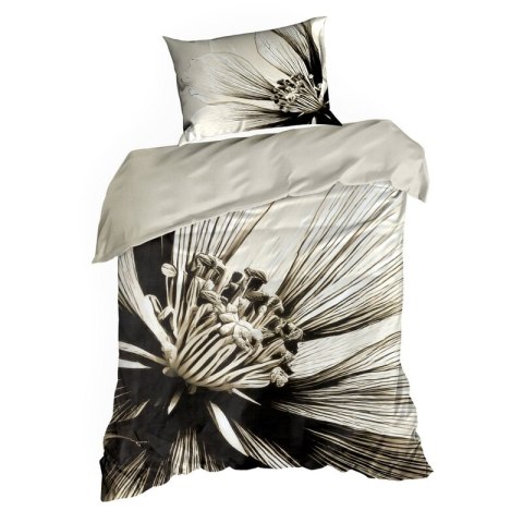 KOMPLET POŚCIELI SATYNOWEJ SPRING 78 140 X 200 CM JASNOBEŻOWY