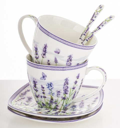 Kpl. Dwóch Filiżanek Z Podstawkami