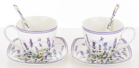 Kpl. Dwóch Filiżanek Z Podstawkami