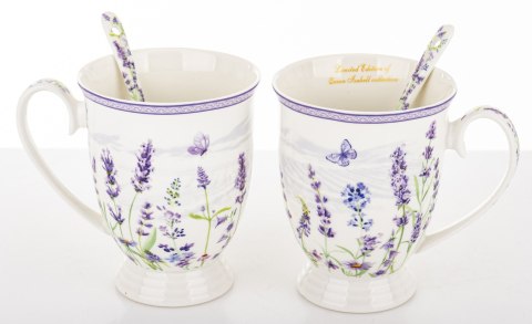 Kpl. Dwóch Kubków Z Łyżeczkami