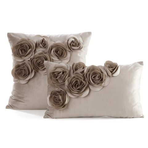 POSZEWKA FLORES 1 45 X 45 CM BEŻOWY