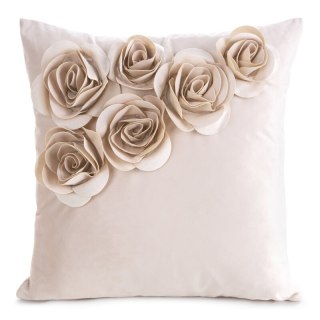 POSZEWKA FLORES 1 45 X 45 CM PUDROWY