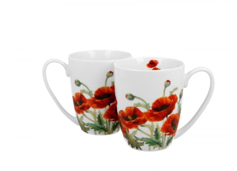 Pl Kubki 2 Szt. 380Ml Classic Poppies
