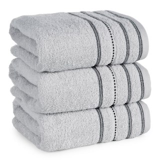 RĘCZNIK VENTO (02) 50 X 90 CM SREBRNY