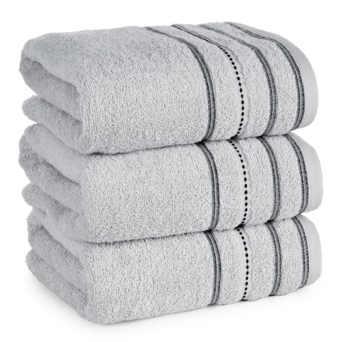 RĘCZNIK VENTO (02) 70 X 140 CM SREBRNY