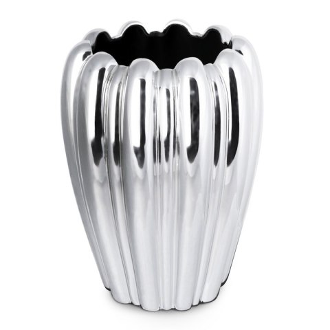 WAZON DEKORACYJNY ANTONIO (01) 19 X 19 X 25 CM SREBRNY