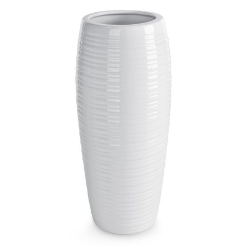 WAZON DEKORACYJNY ARIA (01) 15 X 15 X 33 CM BIAŁY