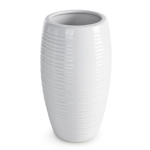 WAZON DEKORACYJNY ARIA (02) 15 X 15 X 26 CM BIAŁY