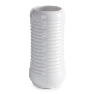 WAZON DEKORACYJNY JASON (02) 12 X 12 X 24 CM BIAŁY