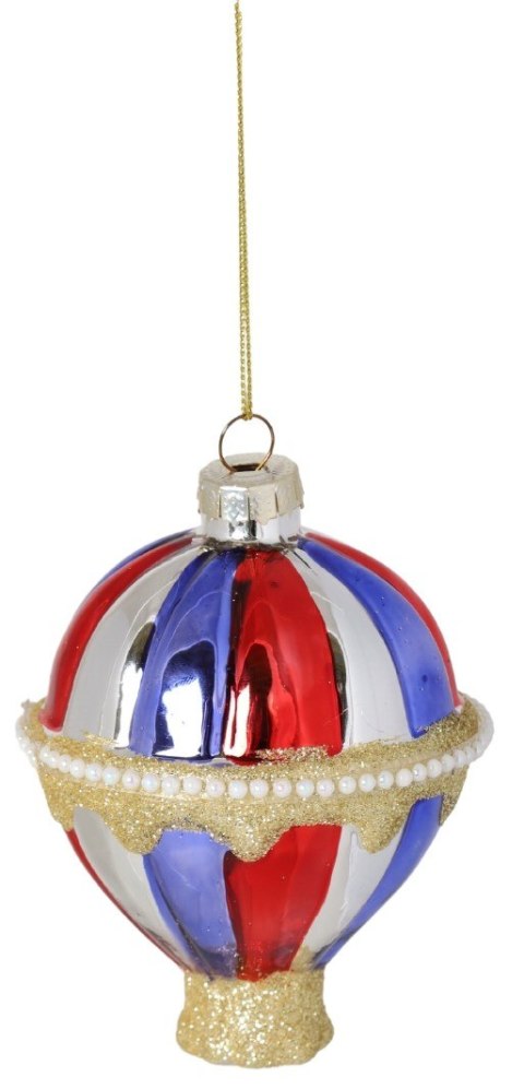 BOMBKA SZKLANA BALON KOLOROWY