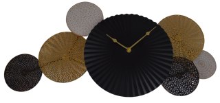 DEKORACJA ŚCIENNA KOŁA Z ZEGAREM