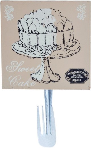 DREWNIANY WIESZAK Z TORTEM