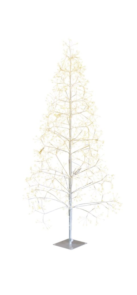 DRZEWKO LEDOWE BIAŁE 2000 LED 1,5m