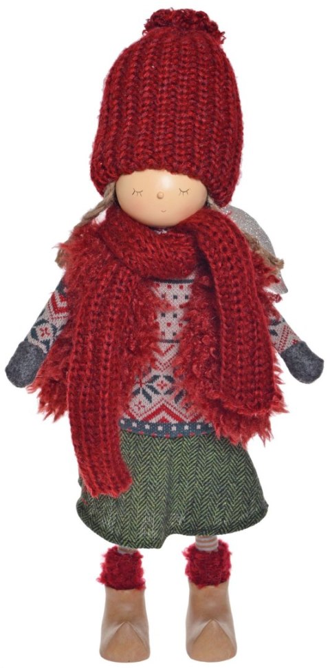 DZIEWCZYNKA STOJĄCA W SWETERKU