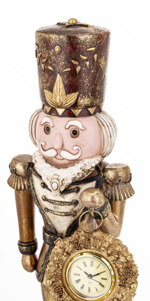 Figurka Dziadek Do Orzechów Z Zegarkiem