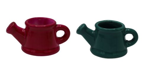 KONEWKA CERAMICZNA MINI DISPLAY MIX FUKSJA/CIEMNA ZIELEŃ