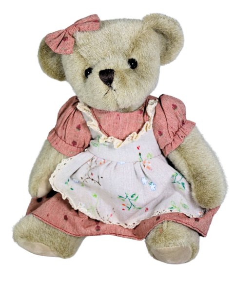 MASKOTKA PANI MIŚ W RÓŻOWEJ SUKIENCE