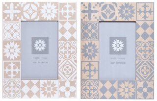 RAMKA NA ZDJĘCIE 10X15CM WE WZORY MIX 2 KOL