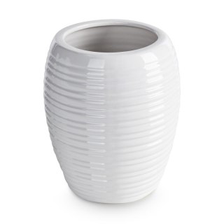 WAZON DEKORACYJNY ARIA (03) 14 X 14 X 17 CM BIAŁY