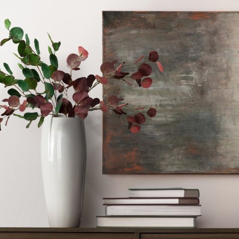 WAZON DEKORACYJNY HALI (01) 18 X 18 X 58 CM POPIELATY