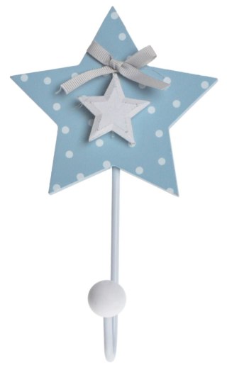 WIESZAK BŁĘKITNY Z GWIAZDKĄ