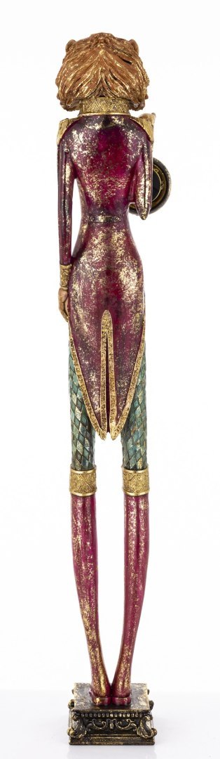 Figura Lew Z Zegarkiem