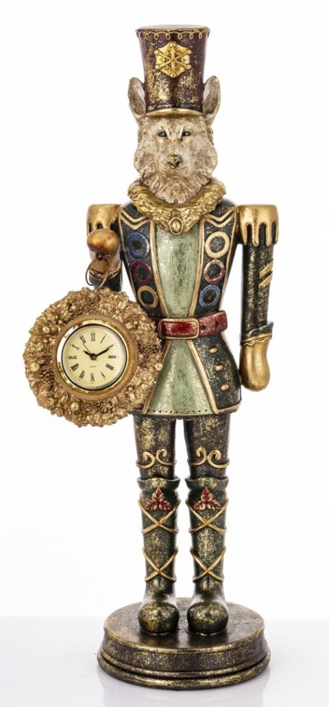 Figurka Lis Z Zegarkiem