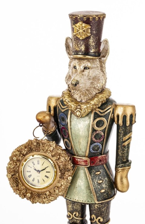 Figurka Lis Z Zegarkiem