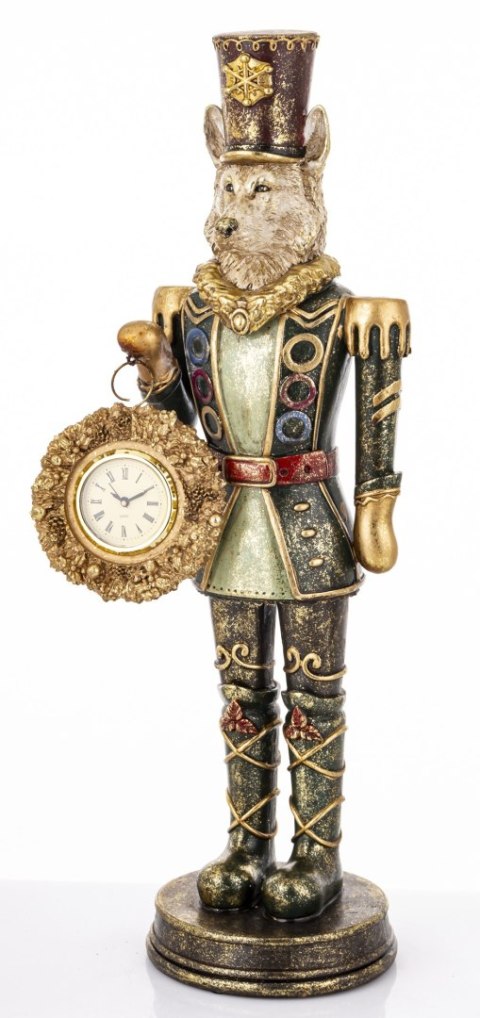 Figurka Lis Z Zegarkiem