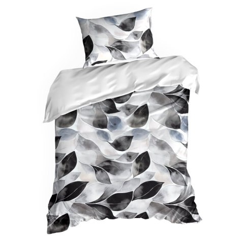 KOMPLET POŚCIELI SATYNOWEJ SPRING 75 140 X 200 CM BIAŁY