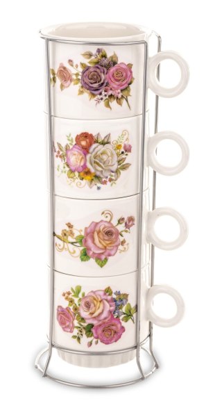 Pl 4 Filiżanki Na Stojaku