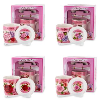 Pl Kubek Z Łyżeczką I Podstawką 330 Ml