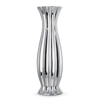 WAZON DEKORACYJNY FELIX (03) 14 X 14 X 46 CM SREBRNY