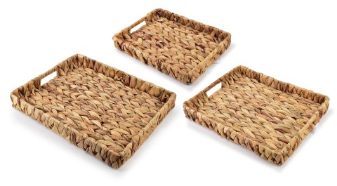 AMPARO Komplet 3 tac z uchwytami39x31x5/35x27x4,5/31x23x4cm