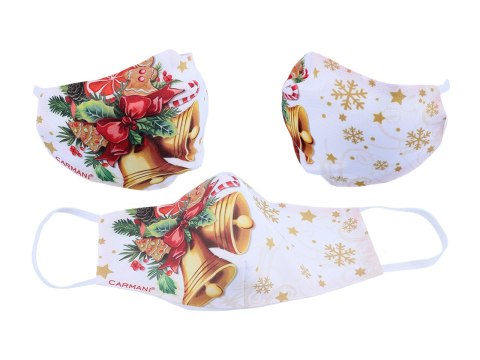 Maseczka ochronna - Świąteczna dekoracja (CARMANI)