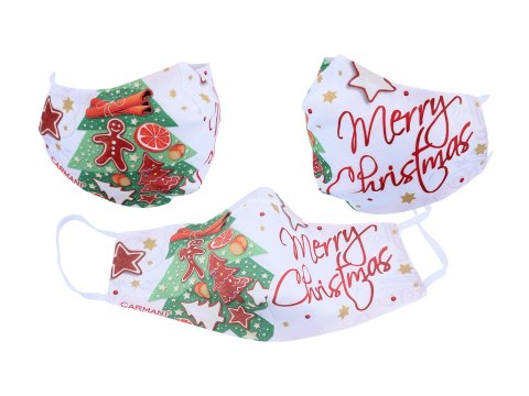 Maseczka ochronna - Świąteczna dekoracja (CARMANI)