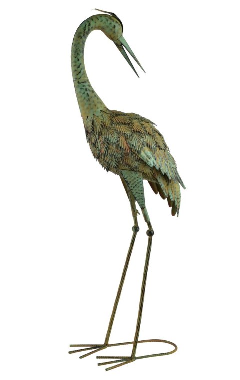 CEDRIC Figura metalowa CZAPLA 28x20x83,5 cm