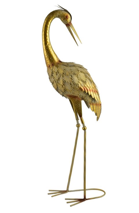 CEDRIC Figura metalowa CZAPLA 28x20x83,5 cm