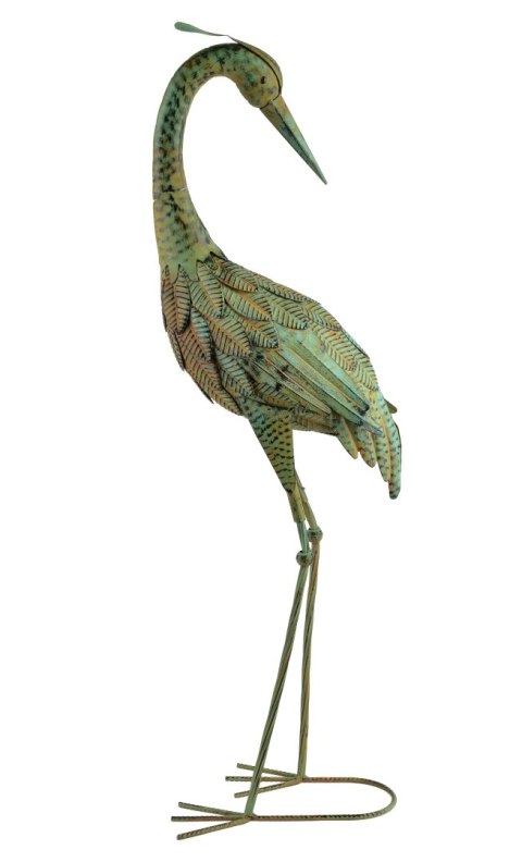 CEDRIC Figura metalowa CZAPLA 85cm