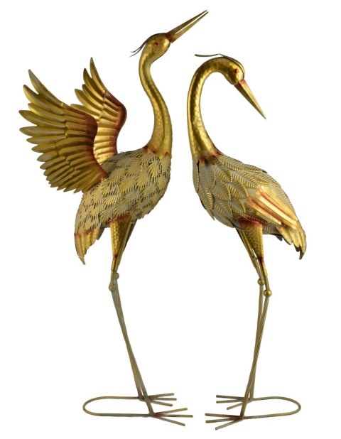 CEDRIC Figura metalowa CZAPLA 85cm