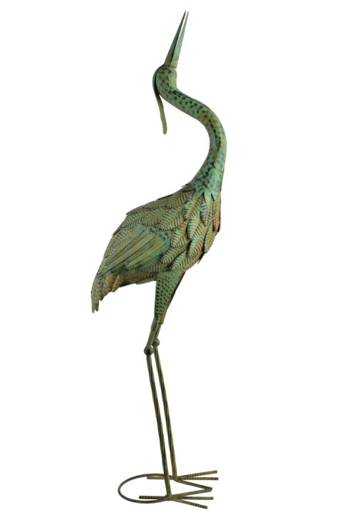 CEDRIC Figura metalowa CZAPLA 95cm