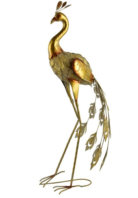 CEDRIC Figura metalowa PAW 90cmpióra w dół