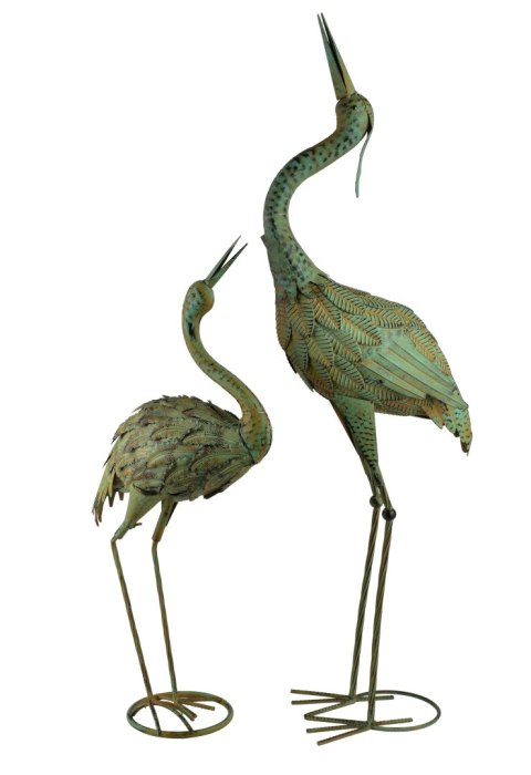 CEDRIC Figura metalowa ŻURAW 67cm