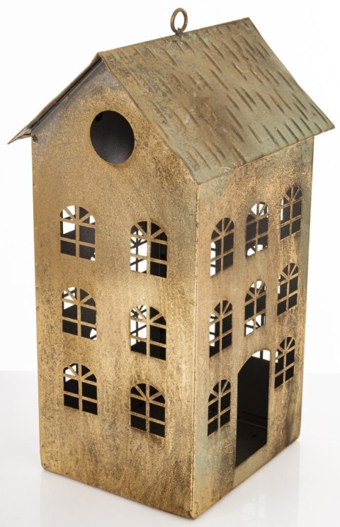 Dekoracja Metalowa Domek