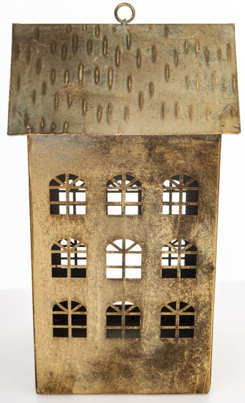 Dekoracja Metalowa Domek