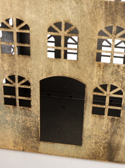 Dekoracja Metalowa Domek