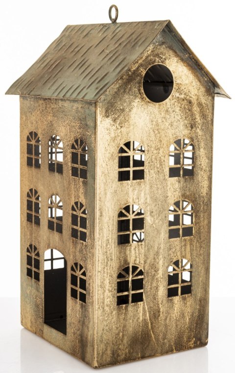 Dekoracja Metalowa Domek