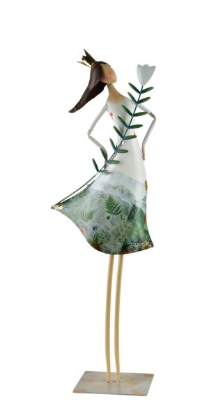 LYDIA Figura wróżka metalowa 24x10x72,5cm