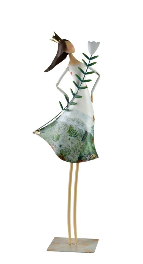 LYDIA Figura wróżka metalowa 24x10x72,5cm